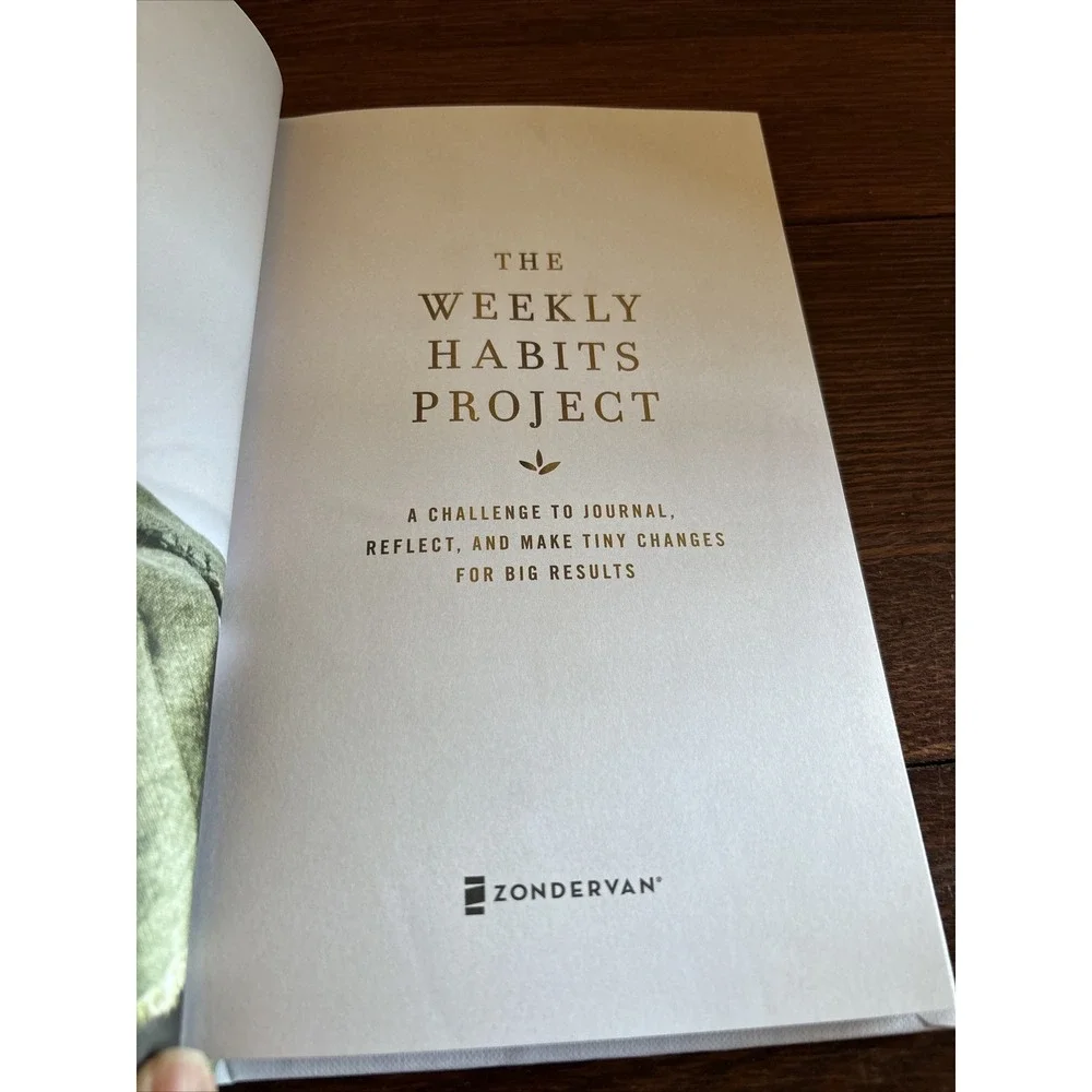 The Weekly Habits Project: A Challenge to Journal, Reflect, and Make - VERY GOOD